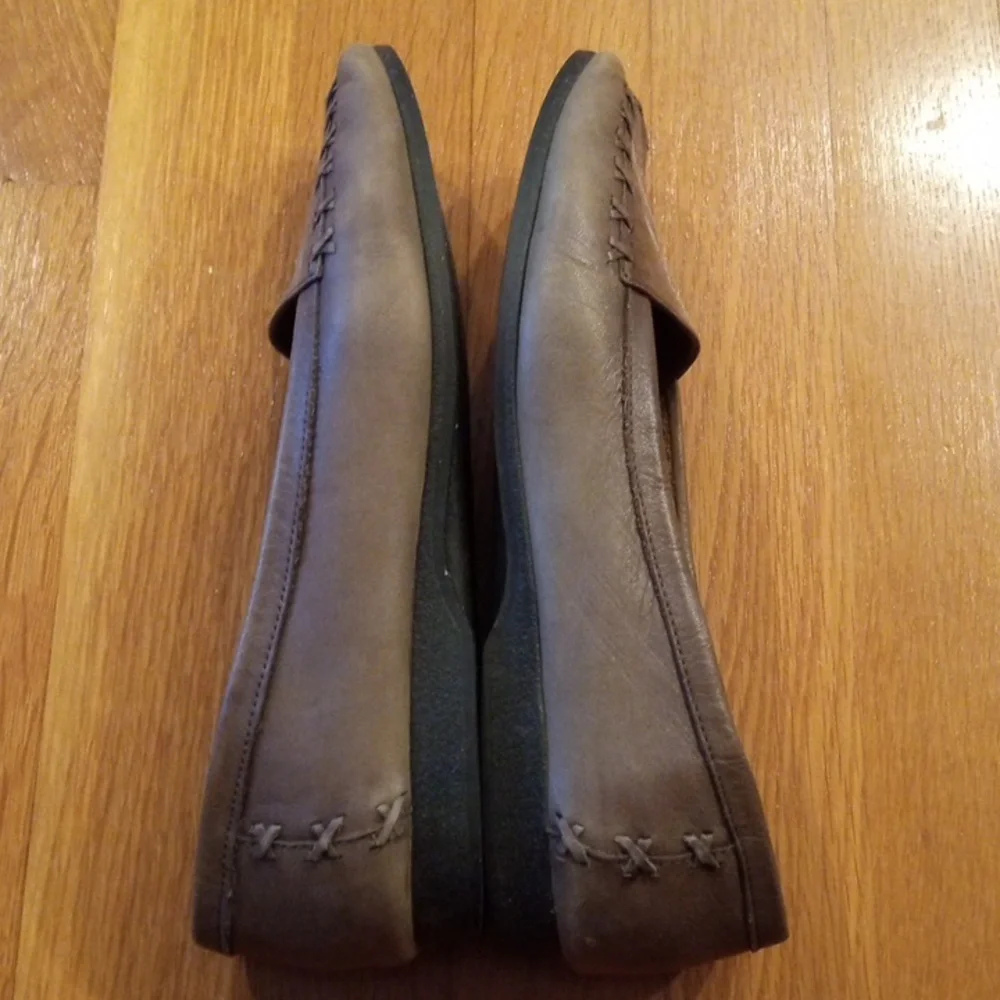 Vintage Leather Prima Royale Pointed Toe Flats women's Cottagecore, 8.5